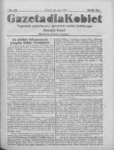 Gazeta dla Kobiet: tygodnik poświęcony sprawom ruchu kobiecego: bezpłatny dodatek "Postępu" 1924.05.10 R.3 Nr18