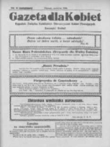 Gazeta dla Kobiet: tygodnik Związku Katolickich Stowarzyszeń Kobiet Pracujących 1924 czerwiec Nr6 (związkowy)