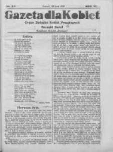 Gazeta dla Kobiet: organ Związku Kobiet Pracujących 1924.07.25 R.3 Nr25