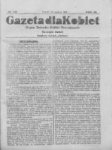 Gazeta dla Kobiet: organ Związku Kobiet Pracujących 1924.08.30 R.3 Nr30