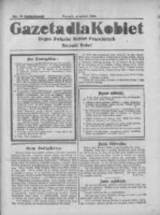 Gazeta dla Kobiet: organ Związku Kobiet Pracujących 1924 wrzesień Nr9 (związkowy)