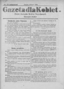Gazeta dla Kobiet: organ Związku Kobiet Pracujących 1924 listopad Nr11 (związkowy)