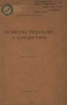 Ochrona przyrody a łowiectwo