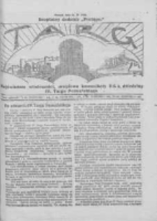 Targ: najświeższe wiadomości, urzędowe komunikaty itd. z dziedziny IV Targu Poznańskiego: bezpłatny dodatek 'Postepu" 1924.04.28