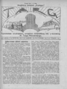 Targ: najświeższe wiadomości, urzędowe komunikaty itd. z dziedziny IV Targu Poznańskiego: bezpłatny dodatek 'Postepu" 1924.05.01