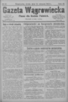 Gazeta Wągrowiecka: pismo dla rodzin polskich 1923.08.22 R.3 Nr67