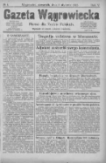 Gazeta Wągrowiecka: pismo dla rodzin polskich 1925.01.08 R.5 Nr4