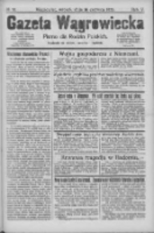 Gazeta Wągrowiecka: pismo dla rodzin polskich 1925.06.16 R.5 Nr70