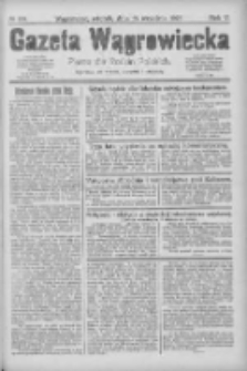 Gazeta Wągrowiecka: pismo dla rodzin polskich 1925.09.15 R.5 Nr109