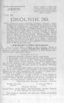 Okólnik. 1899 nr39