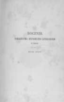 Rocznik Towarzystwa Historyczno-Literackiego w Paryżu. Rok 1866