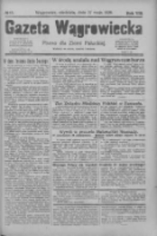 Gazeta Wągrowiecka: pismo dla ziemi pałuckiej 1928.05.27 R.8 Nr63