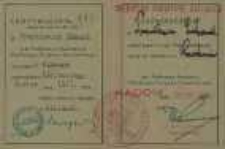 Legitymacja Edwarda Frankiewicza - Podłowczego Powiatowego