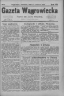 Gazeta Wągrowiecka: pismo dla ziemi pałuckiej 1928.06.10 R.8 Nr68