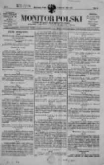 Monitor Polski. Dziennik Urzędowy Rzeczypospolitej Polskiej. 1920.01.07 R.3 nr4