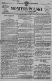 Monitor Polski. Dziennik Urzędowy Rzeczypospolitej Polskiej. 1920.01.24 R.3 nr19