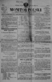 Monitor Polski. Dziennik Urzędowy Rzeczypospolitej Polskiej. 1922.04.11 R.5 nr83