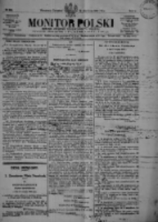 Monitor Polski. Dziennik Urzędowy Rzeczypospolitej Polskiej. 1922.09.14 R.5 nr208