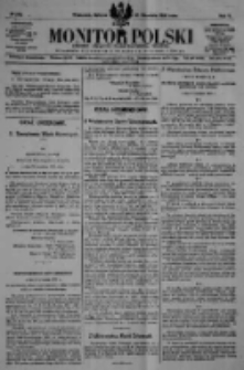 Monitor Polski. Dziennik Urzędowy Rzeczypospolitej Polskiej. 1922.09.23 R.5 nr216