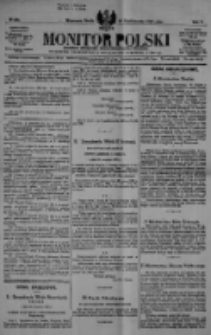 Monitor Polski. Dziennik Urzędowy Rzeczypospolitej Polskiej. 1922.10.11 R.5 nr231