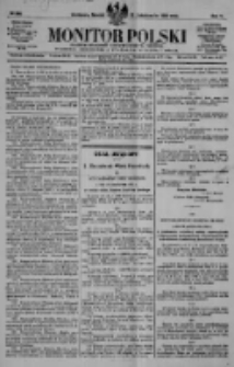 Monitor Polski. Dziennik Urzędowy Rzeczypospolitej Polskiej. 1922.10.31 R.5 nr248