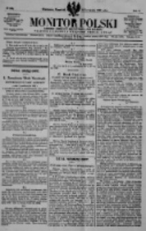 Monitor Polski. Dziennik Urzędowy Rzeczypospolitej Polskiej. 1922.11.02 R.5 nr249