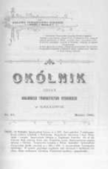 Okólnik. Organ Krajowego Towarzystwa Rybackiego w Krakowie. 1902 nr57