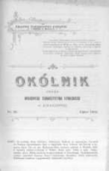 Okólnik. Organ Krajowego Towarzystwa Rybackiego w Krakowie. 1902 nr59