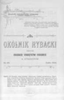 Okólnik Rybacki. Organ Krajowego Towarzystwa Rybackiego w Krakowie. 1903 nr65