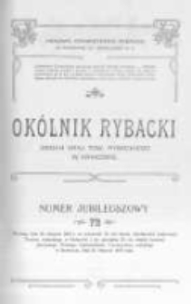 Okólnik Rybacki. Organ Krajowego Towarzystwa Rybackiego w Krakowie. 1904 nr72