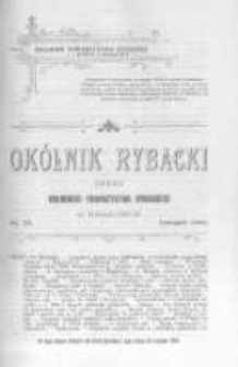 Okólnik Rybacki. Organ Krajowego Towarzystwa Rybackiego w Krakowie. 1904 nr73