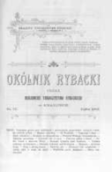 Okólnik Rybacki. Organ Krajowego Towarzystwa Rybackiego w Krakowie. 1905 nr77
