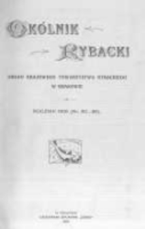 Okólnik Rybacki. Organ Krajowego Towarzystwa Rybackiego w Krakowie. 1906 nr80