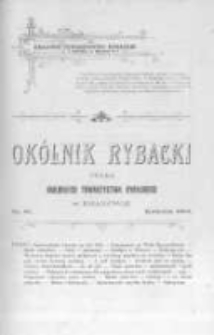 Okólnik Rybacki. Organ Krajowego Towarzystwa Rybackiego w Krakowie. 1906 nr83