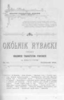 Okólnik Rybacki. Organ Krajowego Towarzystwa Rybackiego w Krakowie. 1906 nr87
