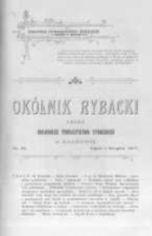 Okólnik Rybacki. Organ Krajowego Towarzystwa Rybackiego w Krakowie. 1907 nr94