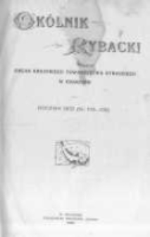 Okólnik Rybacki. Organ Krajowego Towarzystwa Rybackiego w Krakowie. 1909 nr103