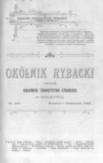Okólnik Rybacki. Organ Krajowego Towarzystwa Rybackiego w Krakowie. 1909 nr107