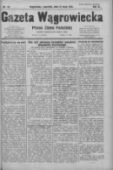 Gazeta Wągrowiecka: pismo ziemi pałuckiej 1931.05.21 R.11 Nr116
