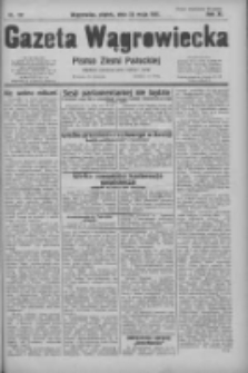 Gazeta Wągrowiecka: pismo ziemi pałuckiej 1931.05.22 R.11 Nr117
