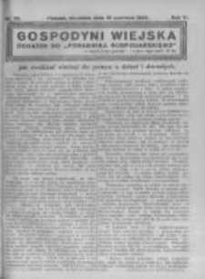 Gospodyni Wiejska. 1922.06.18 R.7 nr25