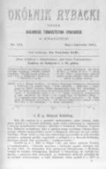 Okólnik Rybacki. Organ Krajowego Towarzystwa Rybackiego w Krakowie. 1911 nr117