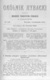 Okólnik Rybacki. Organ Krajowego Towarzystwa Rybackiego w Krakowie. 1911 nr119