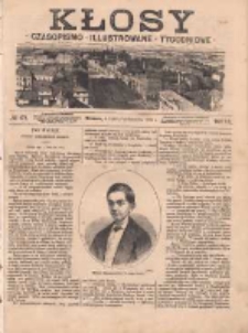 Kłosy: czasopismo ilustrowane, tygodniowe, poświęcone literaturze, nauce i sztuce 1868.10.03(15) T.7 Nr172