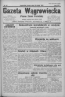 Gazeta Wągrowiecka: pismo ziemi pałuckiej 1934.02.28 R.14 Nr47