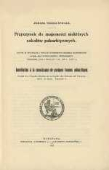 Przyczynek do znajomości niektórych sokołów palearktycznych