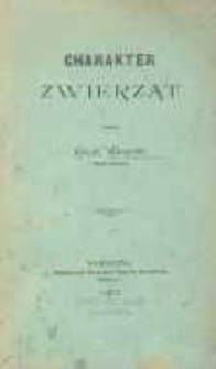 Charakter zwierząt