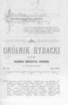 Okólnik Rybacki. Organ Krajowego Towarzystwa Rybackiego w Krakowie. 1905 nr76