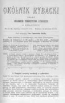 Okólnik Rybacki. Organ Krajowego Towarzystwa Rybackiego w Krakowie. 1912 nr122