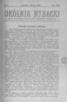 Okólnik Rybacki. Organ Krajowego Towarzystwa Rybackiego w Krakowie. 1913 nr3